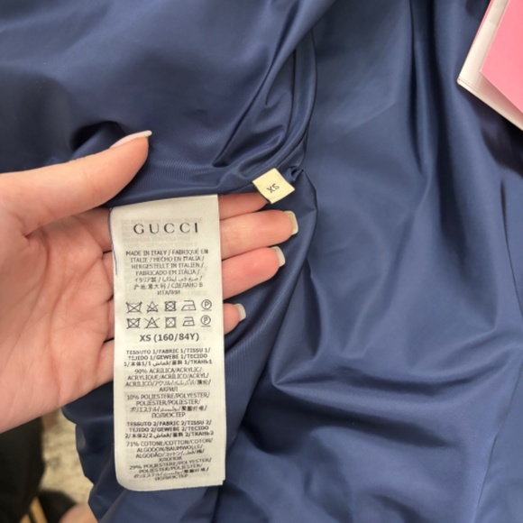 The North Face x Gucci GG canvas and shearling jacket - Picture 5 of 8